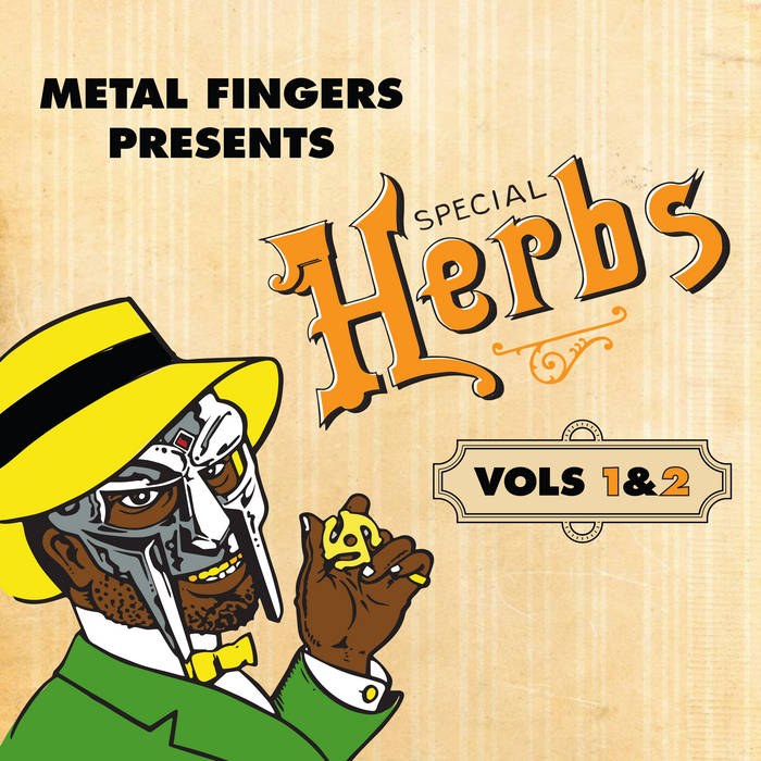 Release Date: 05/09/2025 - Metal Fingers Presents: Special Herbs Vol. 1 & 2 (Mustard Yellow Vinyl)